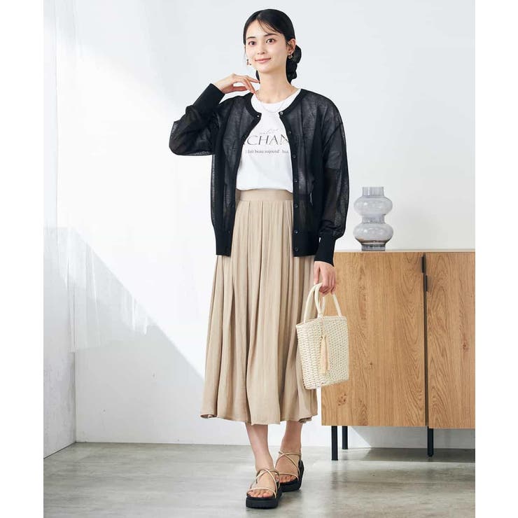 【2WAY】シアークルーネックカーディガン | a.v.v【WOMEN】 | 詳細画像27 