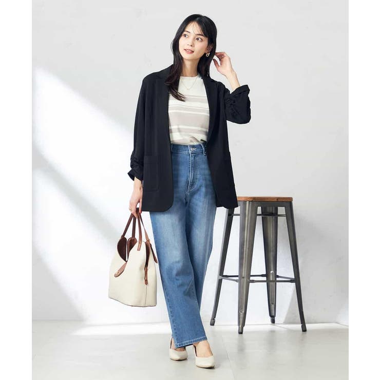 ジャージーテーラードジャケット/ジャーディガン | a.v.v【WOMEN】 | 詳細画像8 