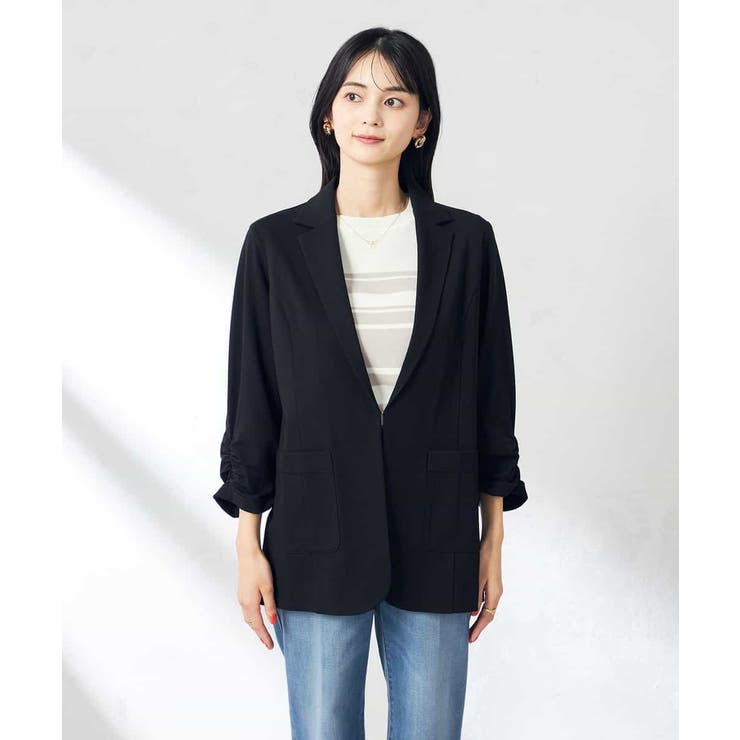 ジャージーテーラードジャケット/ジャーディガン | a.v.v【WOMEN】 | 詳細画像9 