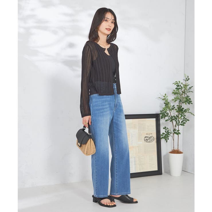 レーシーニットカーディガン | a.v.v【WOMEN】 | 詳細画像4 