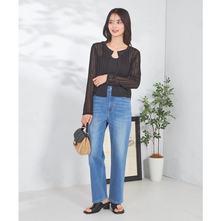 レーシーニットカーディガン | a.v.v【WOMEN】 | 詳細画像5 