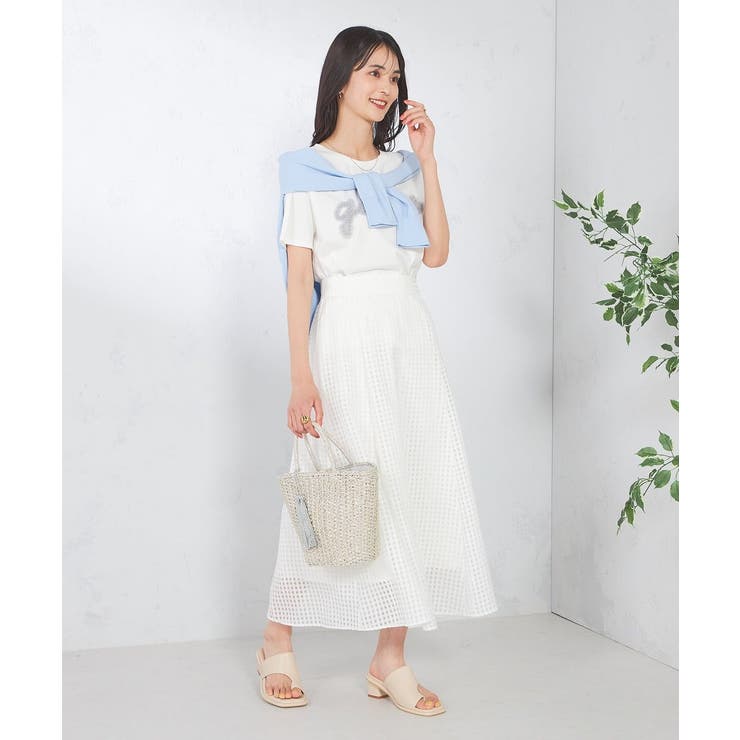 【接触冷感/UVカット/洗える】クルーネック美ラクるサマーカーディガン | a.v.v【WOMEN】 | 詳細画像14 