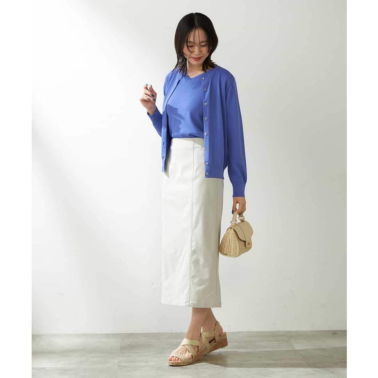 【接触冷感/UVカット/洗える】クルーネック美ラクるサマーカーディガン | a.v.v【WOMEN】 | 詳細画像26 