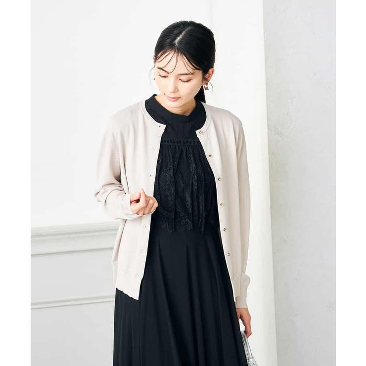 【接触冷感/UVカット/洗える】クルーネック美ラクるサマーカーディガン | a.v.v【WOMEN】 | 詳細画像27 