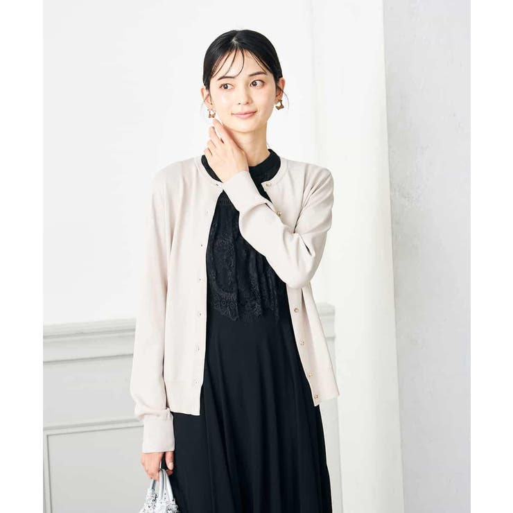 【接触冷感/UVカット/洗える】クルーネック美ラクるサマーカーディガン | a.v.v【WOMEN】 | 詳細画像28 