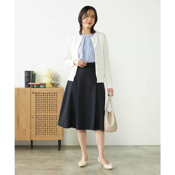 【接触冷感/UVカット/洗える】クルーネック美ラクるサマーカーディガン | a.v.v【WOMEN】 | 詳細画像34 