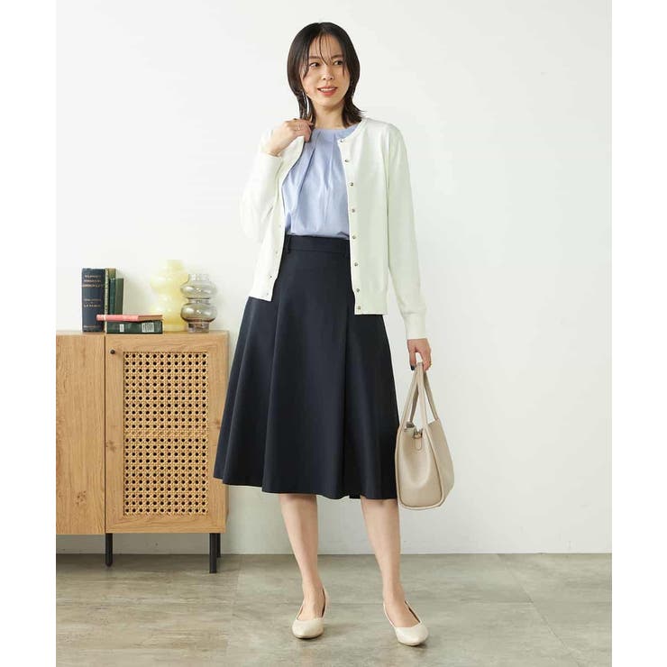 【接触冷感/UVカット/洗える】クルーネック美ラクるサマーカーディガン | a.v.v【WOMEN】 | 詳細画像35 