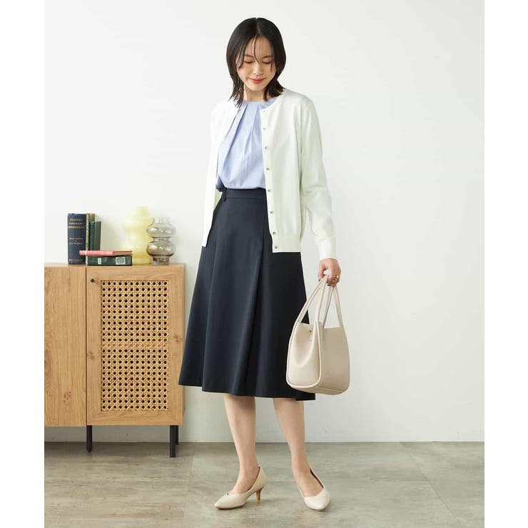 【接触冷感/UVカット/洗える】クルーネック美ラクるサマーカーディガン | a.v.v【WOMEN】 | 詳細画像36 