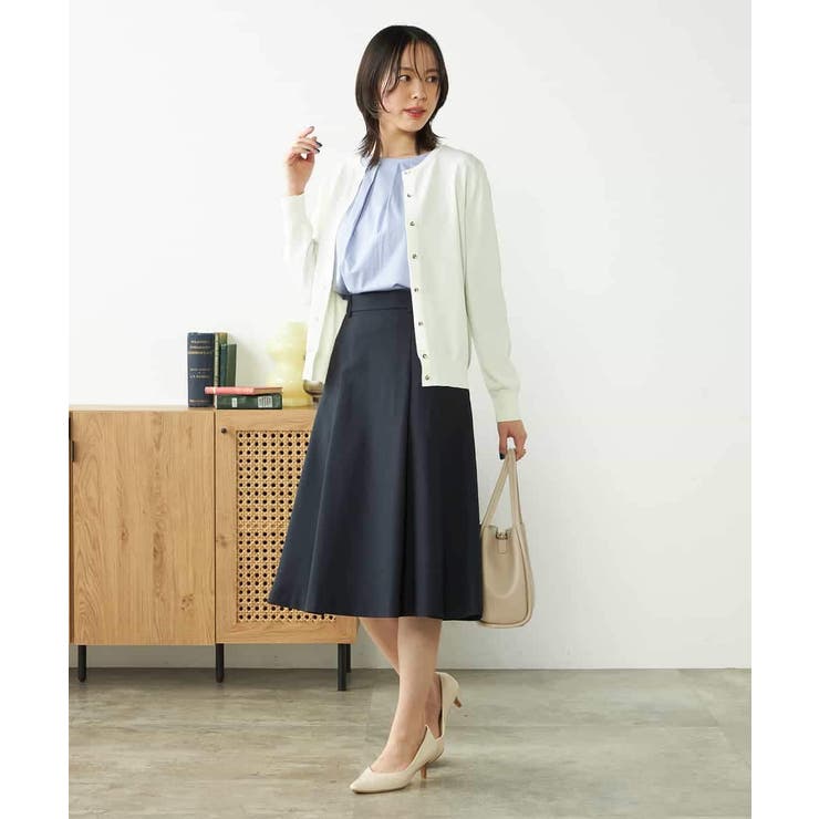 【接触冷感/UVカット/洗える】クルーネック美ラクるサマーカーディガン | a.v.v【WOMEN】 | 詳細画像37 