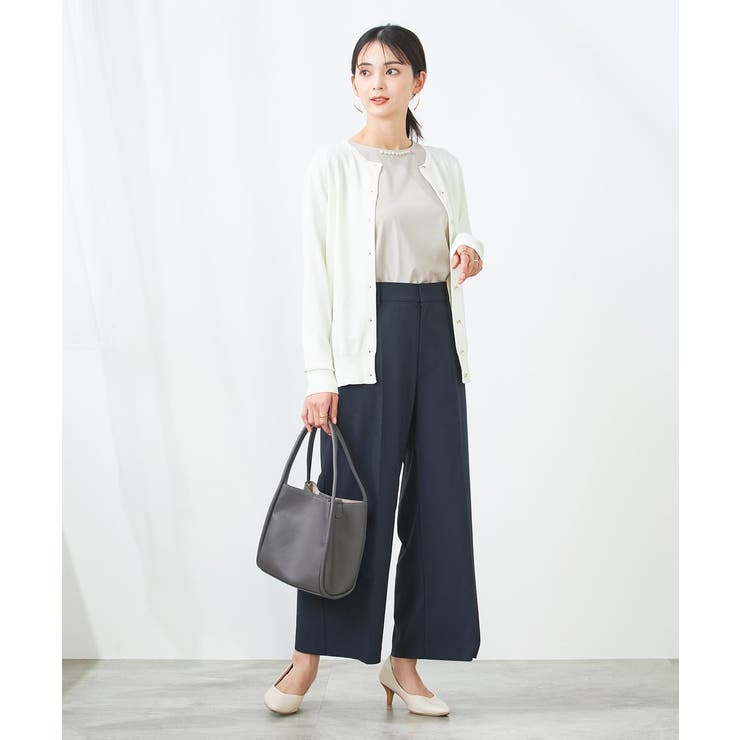 【接触冷感/UVカット/洗える】クルーネック美ラクるサマーカーディガン | a.v.v【WOMEN】 | 詳細画像42 