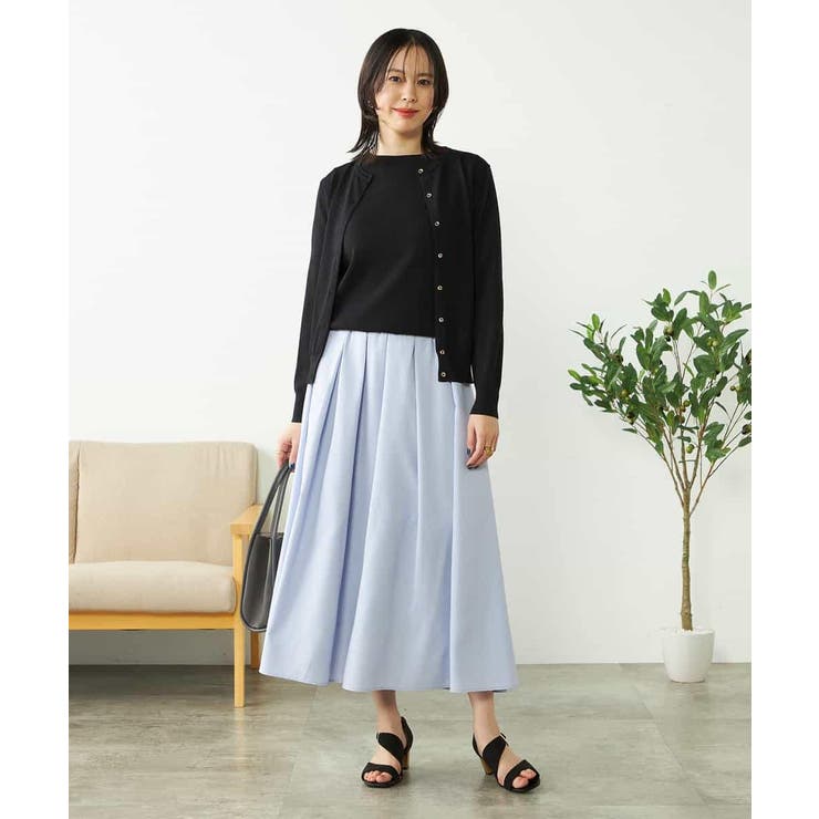 【接触冷感/UVカット/洗える】クルーネック美ラクるサマーカーディガン | a.v.v【WOMEN】 | 詳細画像46 