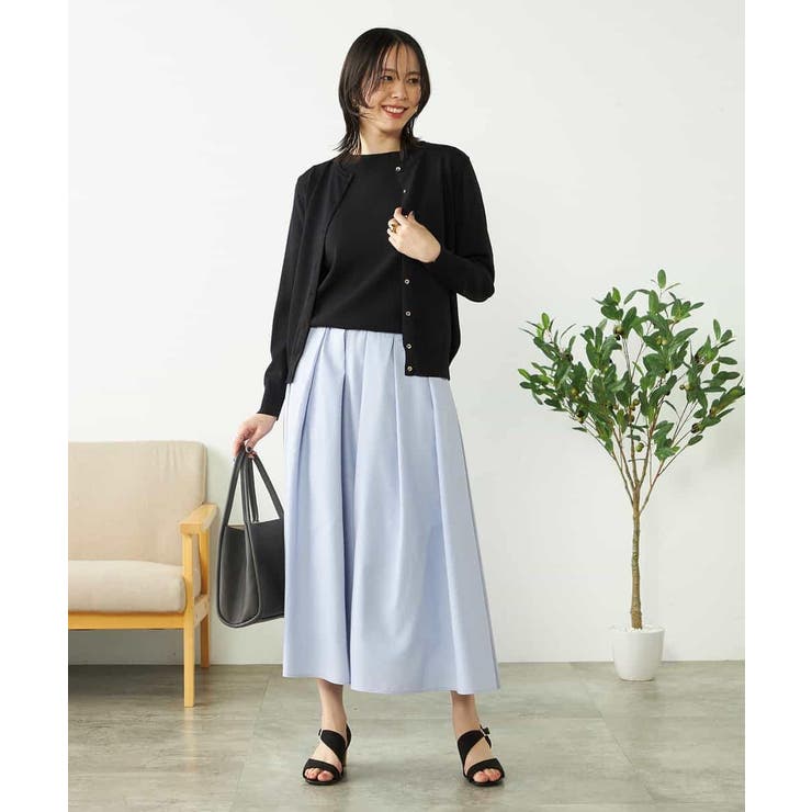 【接触冷感/UVカット/洗える】クルーネック美ラクるサマーカーディガン | a.v.v【WOMEN】 | 詳細画像48 