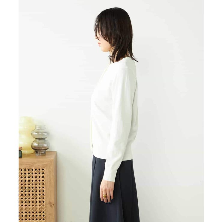 【接触冷感/UVカット/洗える】クルーネック美ラクるサマーカーディガン | a.v.v【WOMEN】 | 詳細画像54 