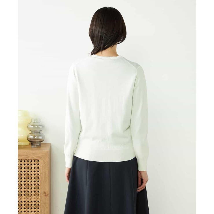 【接触冷感/UVカット/洗える】クルーネック美ラクるサマーカーディガン | a.v.v【WOMEN】 | 詳細画像55 