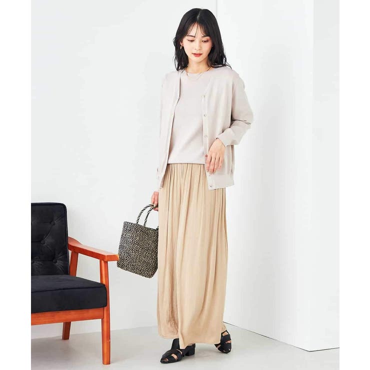 【接触冷感/UVカット/洗える】Vネック美ラクるサマーカーディガン | a.v.v【WOMEN】 | 詳細画像16 