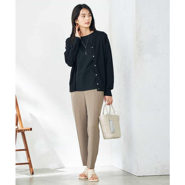 【接触冷感/UVカット/洗える】Vネック美ラクるサマーカーディガン | a.v.v【WOMEN】 | 詳細画像33 