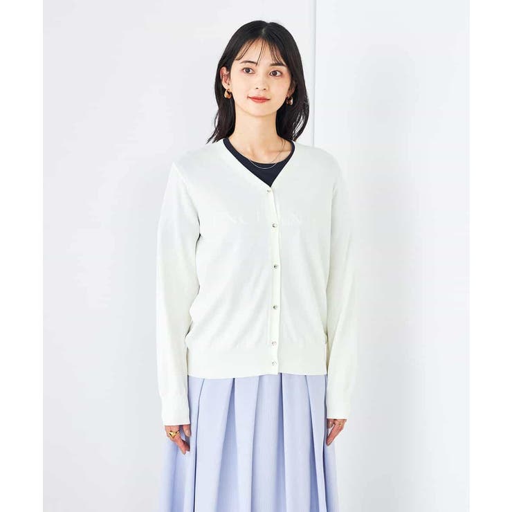 【接触冷感/UVカット/洗える】Vネック美ラクるサマーカーディガン | a.v.v【WOMEN】 | 詳細画像35 