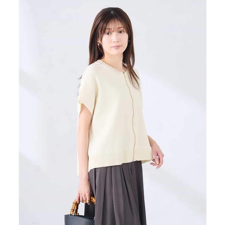 【UVカット】ジップベスト | a.v.v【WOMEN】 | 詳細画像2 