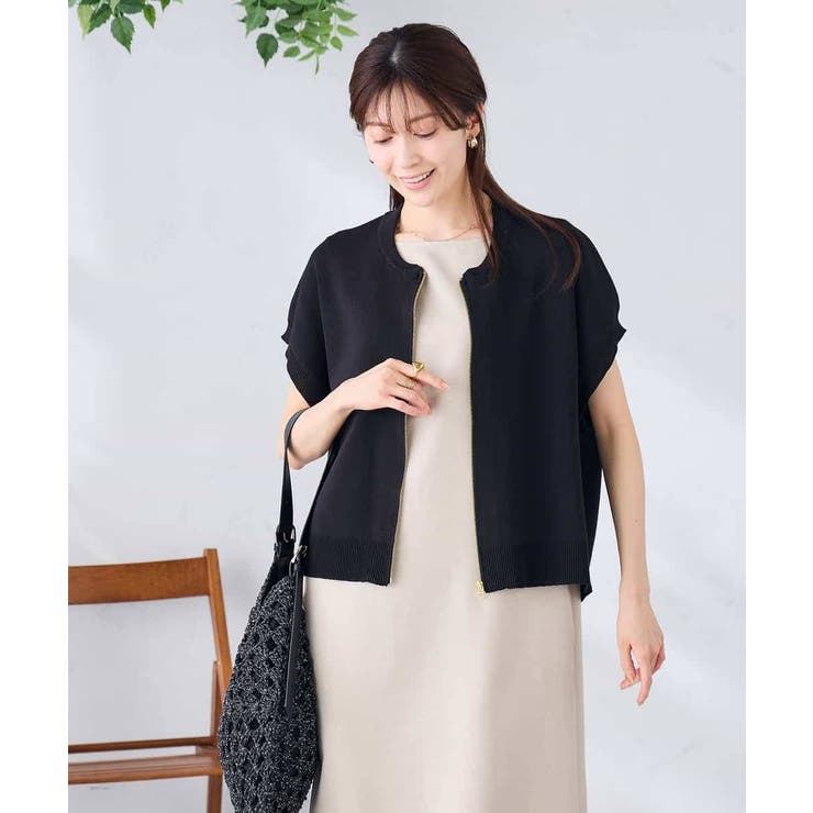 【UVカット】ジップベスト | a.v.v【WOMEN】 | 詳細画像8 