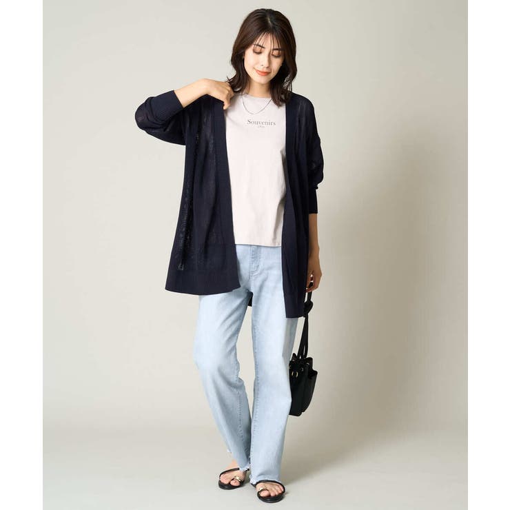 メッシュトッパーカーディガン | a.v.v【WOMEN】 | 詳細画像10 