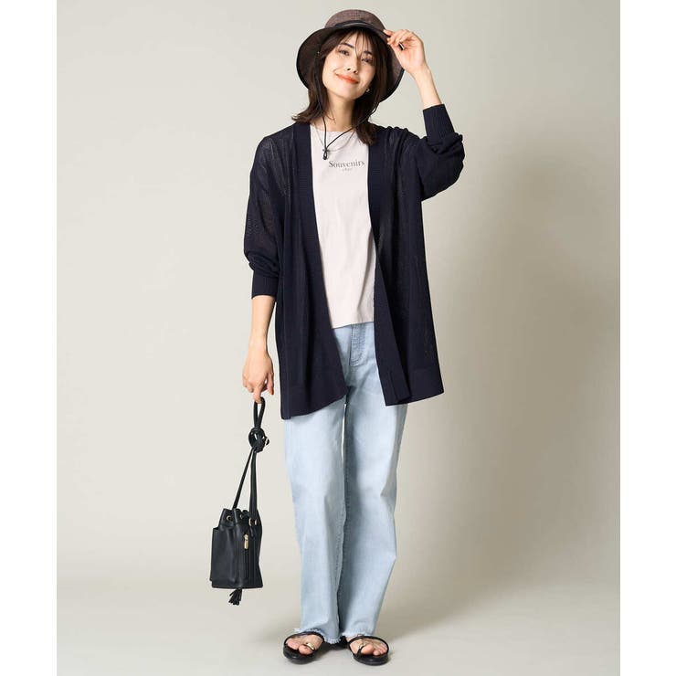 メッシュトッパーカーディガン | a.v.v【WOMEN】 | 詳細画像13 