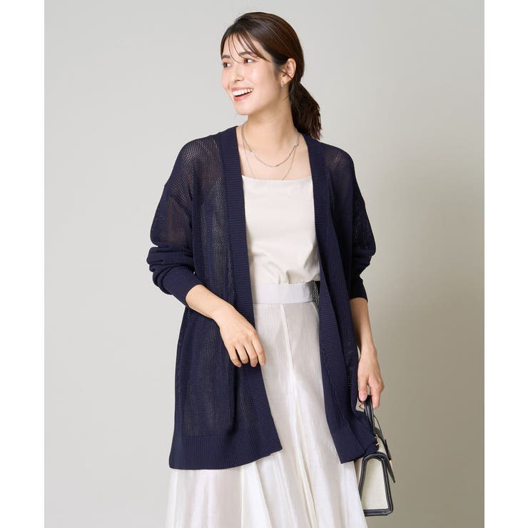 メッシュトッパーカーディガン | a.v.v【WOMEN】 | 詳細画像14 