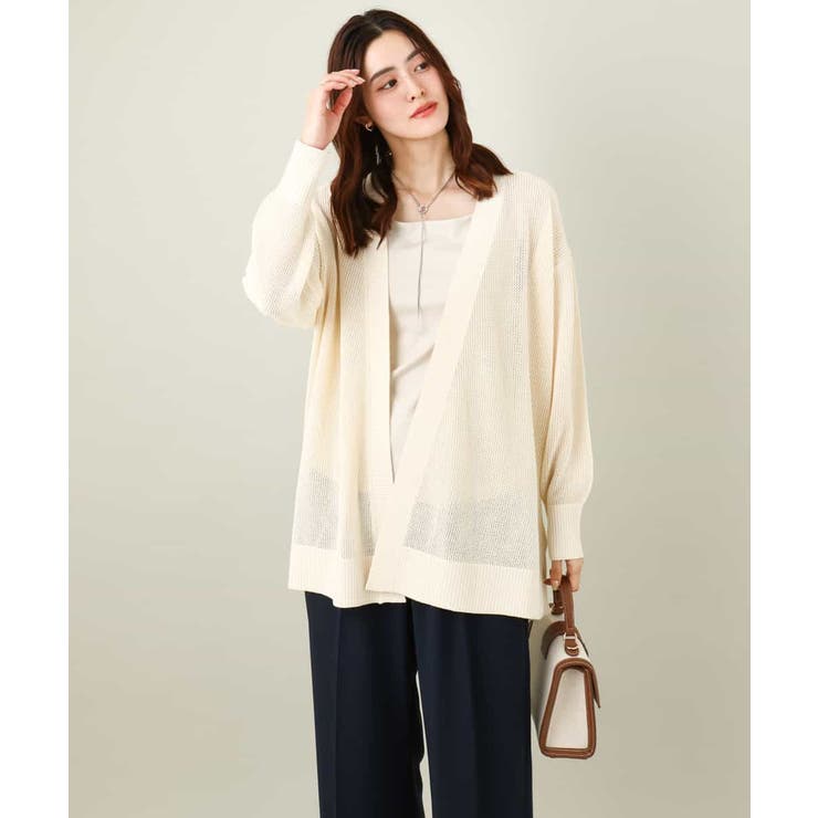 メッシュトッパーカーディガン | a.v.v【WOMEN】 | 詳細画像19 