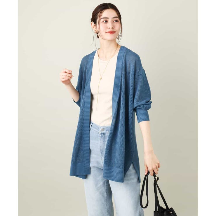 メッシュトッパーカーディガン | a.v.v【WOMEN】 | 詳細画像2 