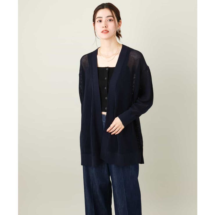 メッシュトッパーカーディガン | a.v.v【WOMEN】 | 詳細画像29 