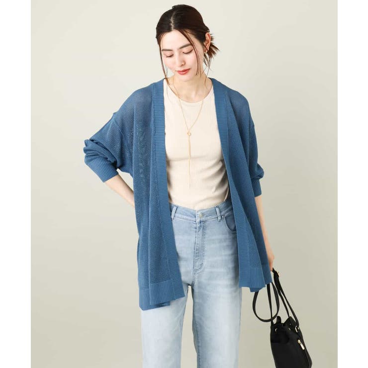 メッシュトッパーカーディガン | a.v.v【WOMEN】 | 詳細画像3 