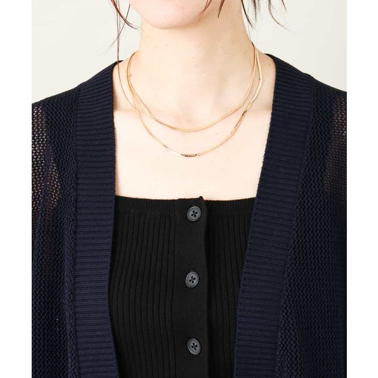 メッシュトッパーカーディガン | a.v.v【WOMEN】 | 詳細画像32 