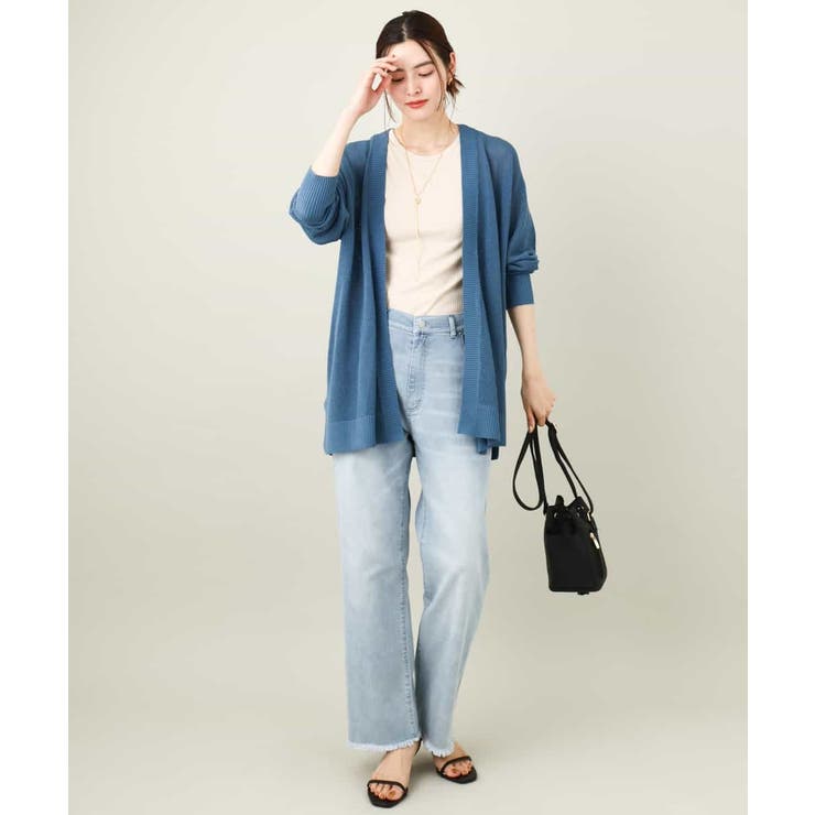 メッシュトッパーカーディガン | a.v.v【WOMEN】 | 詳細画像7 