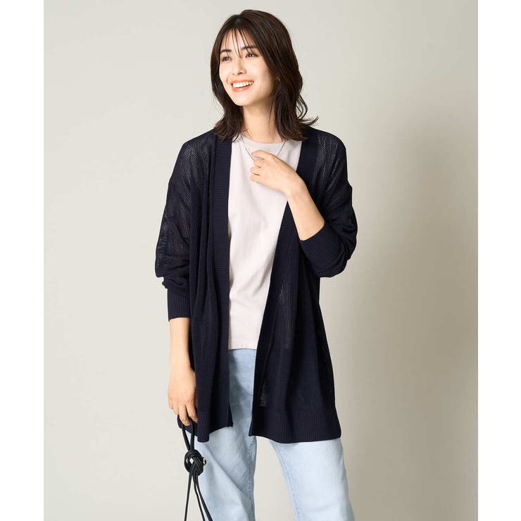 メッシュトッパーカーディガン | a.v.v【WOMEN】 | 詳細画像9 