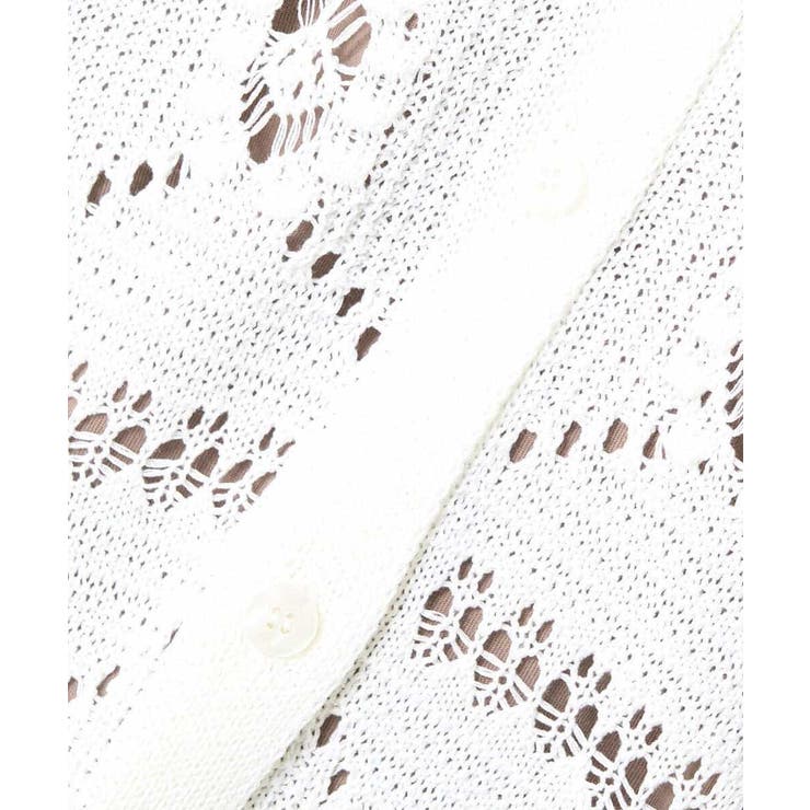 襟付きクロシェ編みカーディガン | a.v.v【WOMEN】 | 詳細画像21 