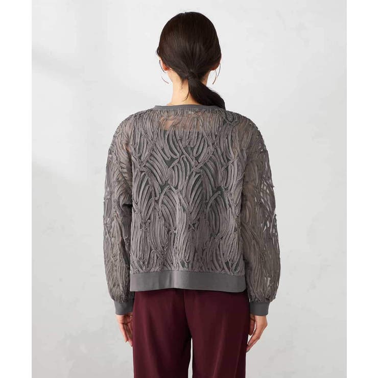 コード刺繍チュールカーディガン | a.v.v【WOMEN】 | 詳細画像16 