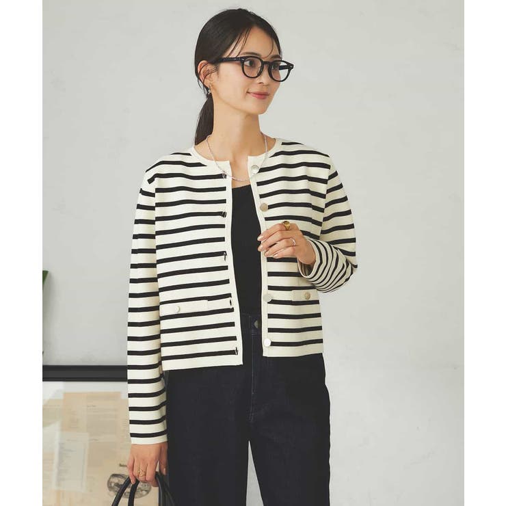 メタルボタンニットカーディガン | a.v.v【WOMEN】 | 詳細画像4 