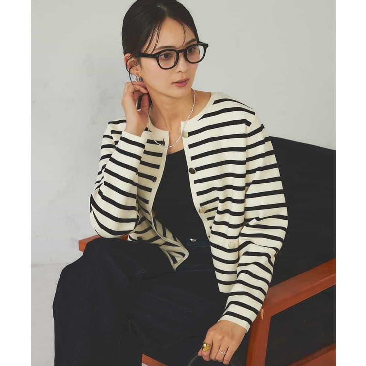 メタルボタンニットカーディガン | a.v.v【WOMEN】 | 詳細画像6 