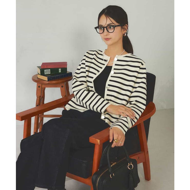 メタルボタンニットカーディガン | a.v.v【WOMEN】 | 詳細画像7 