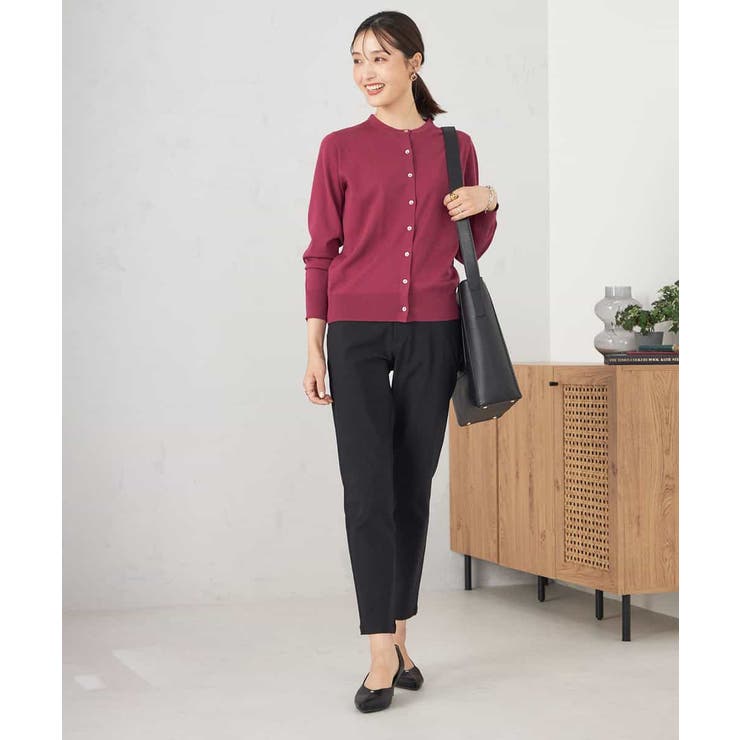 【洗える】クルーネック美ラクるカーディガン | a.v.v【WOMEN】 | 詳細画像15 