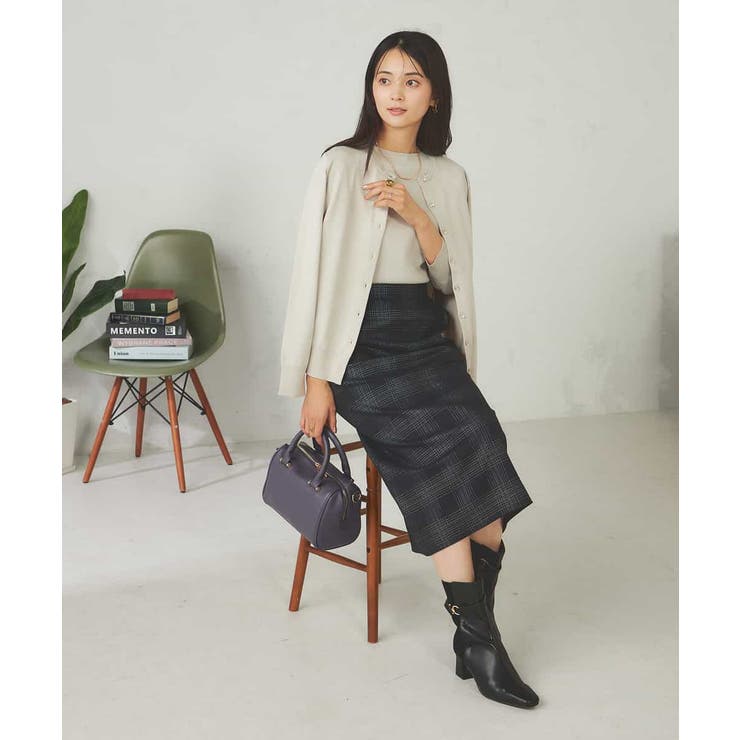 【洗える】クルーネック美ラクるカーディガン | a.v.v【WOMEN】 | 詳細画像32 