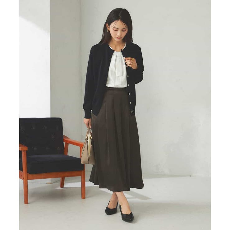 【洗える】クルーネック美ラクるカーディガン | a.v.v【WOMEN】 | 詳細画像38 