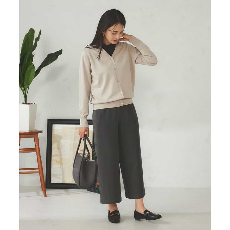 【洗える】Vネック美ラクるカーディガン | a.v.v【WOMEN】 | 詳細画像10 