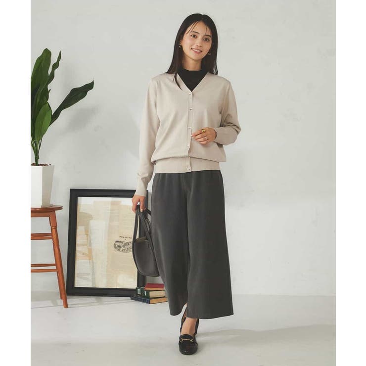 【洗える】Vネック美ラクるカーディガン | a.v.v【WOMEN】 | 詳細画像11 