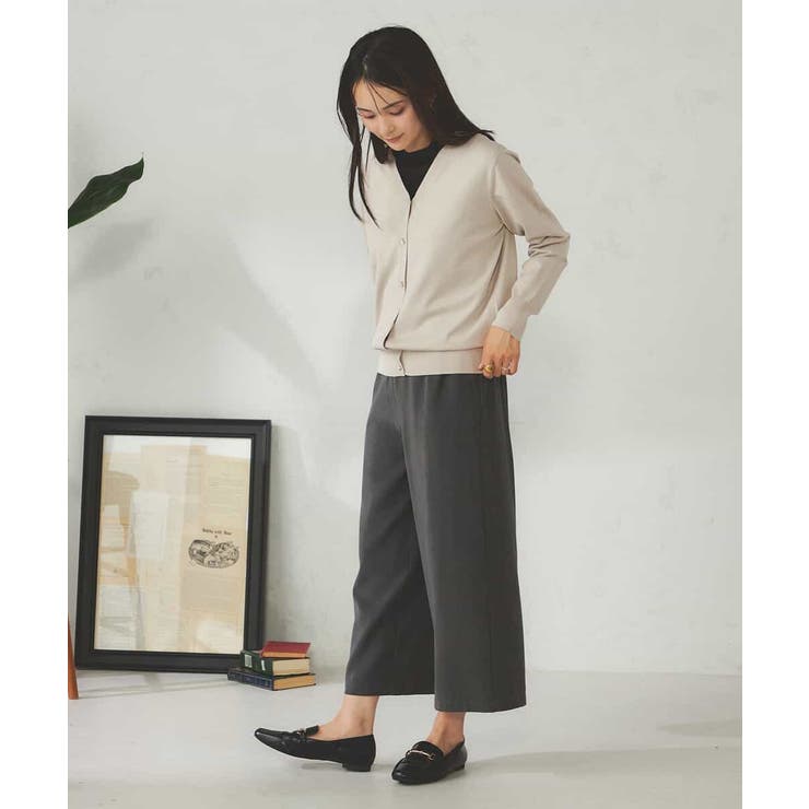 【洗える】Vネック美ラクるカーディガン | a.v.v【WOMEN】 | 詳細画像12 