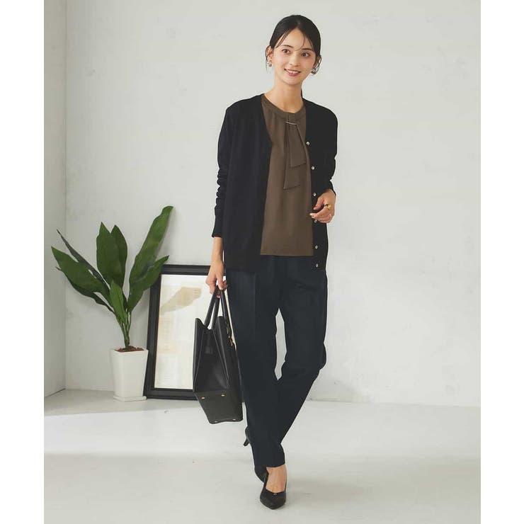 【洗える】Vネック美ラクるカーディガン | a.v.v【WOMEN】 | 詳細画像16 