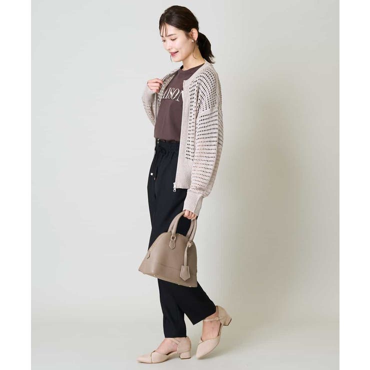 ラメメッシュZIPカーディガン | a.v.v【WOMEN】 | 詳細画像16 