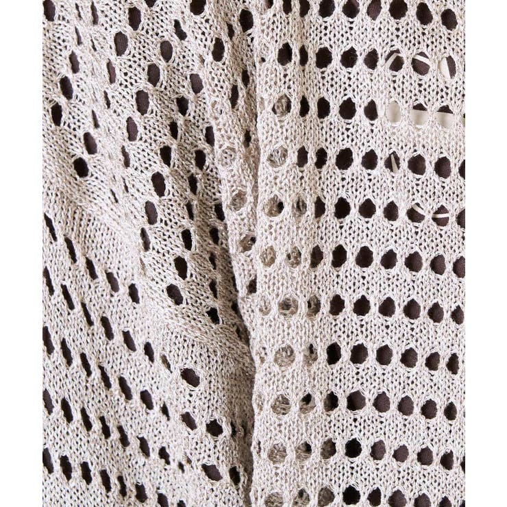 ラメメッシュZIPカーディガン | a.v.v【WOMEN】 | 詳細画像25 