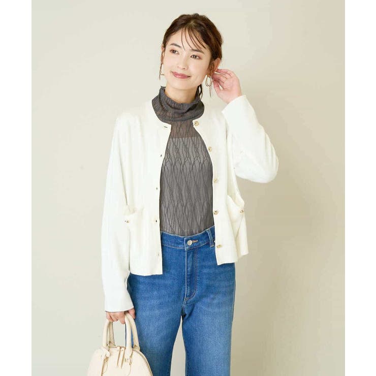 ミラノリブニットカーディガン | a.v.v【WOMEN】 | 詳細画像3 