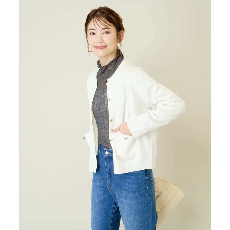 ミラノリブニットカーディガン | a.v.v【WOMEN】 | 詳細画像4 