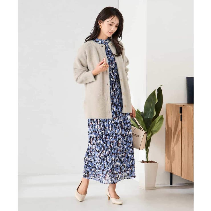 フェレットライクフェザーダブルフェイスカーディガン | a.v.v【WOMEN】 | 詳細画像14 